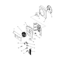Amana AC10190A1D-P1225029R fan and control assembly diagram