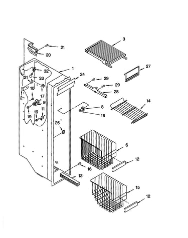 Freezer liner