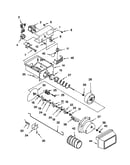 Motor and ice container
