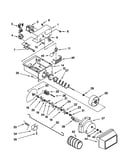 Motor and ice container