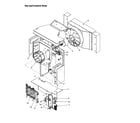 Amana AC14010C1D-P1225024R fan and control assembly diagram
