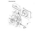 Amana AC07087M1D-P1225039R fan and control assembly diagram