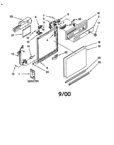 Frame and console