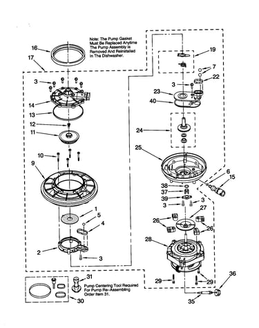 Pump and motor