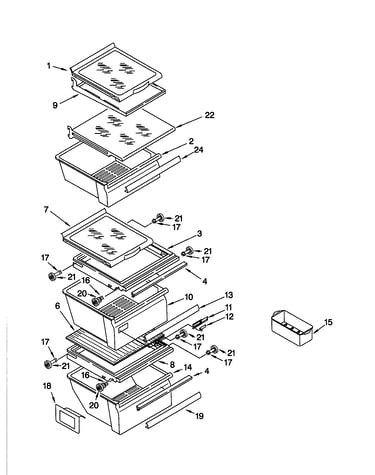 Refrigerator shelf