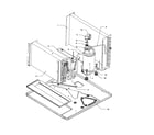 Amana AC18090C2D-P1225025R evaporator/condenser/compressor diagram