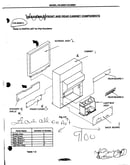 Front and rear cabinet components