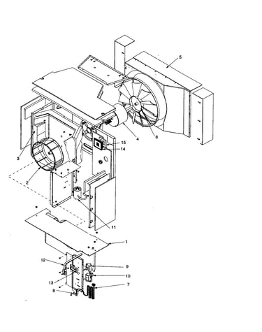 Fan and control assembly