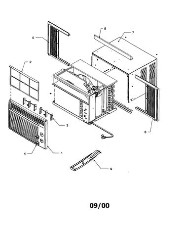 Outer case assembly