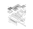 Kenmore 66575834002 warming drawer and broiler diagram