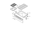 Kenmore 66575808001 drawer and broiler diagram