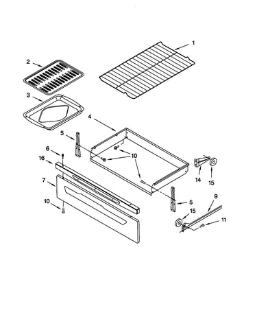 Drawer and broiler