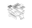 Kenmore 66575829001 drawer and broiler diagram