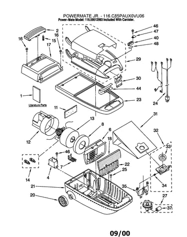 Canister vacuum