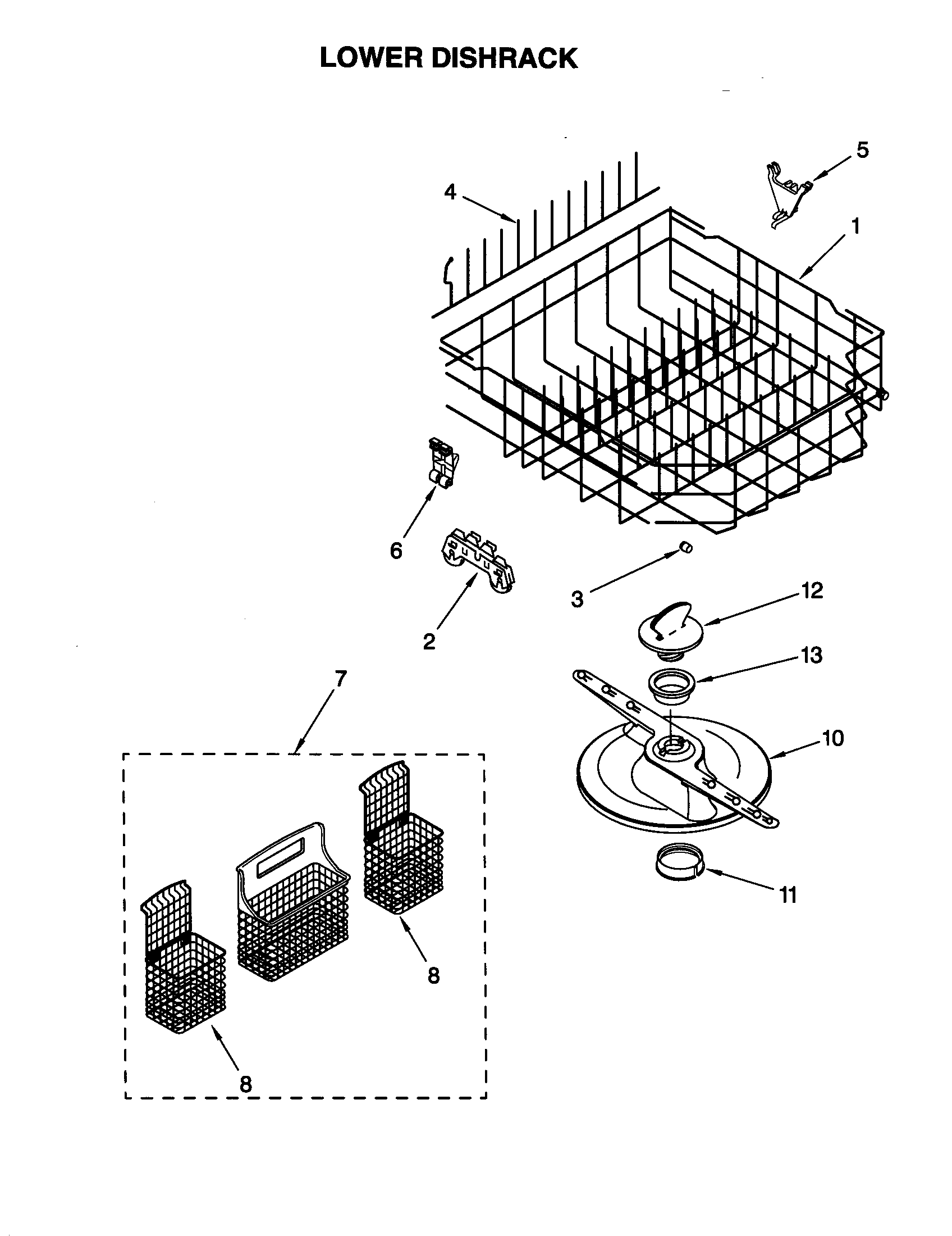 LOWER DISHRACK