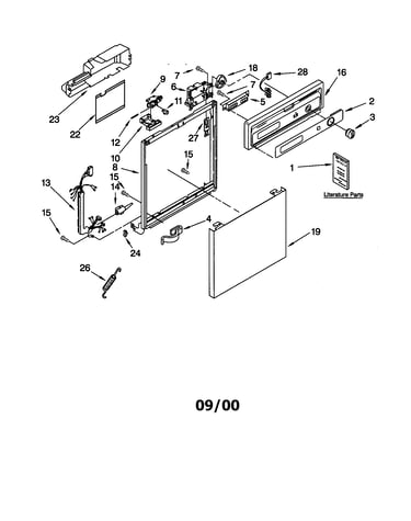Frame and console