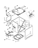 Cabinet and frame