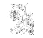 Kenmore 11630712000 dust compartment and motor diagram