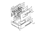 Oven door lining