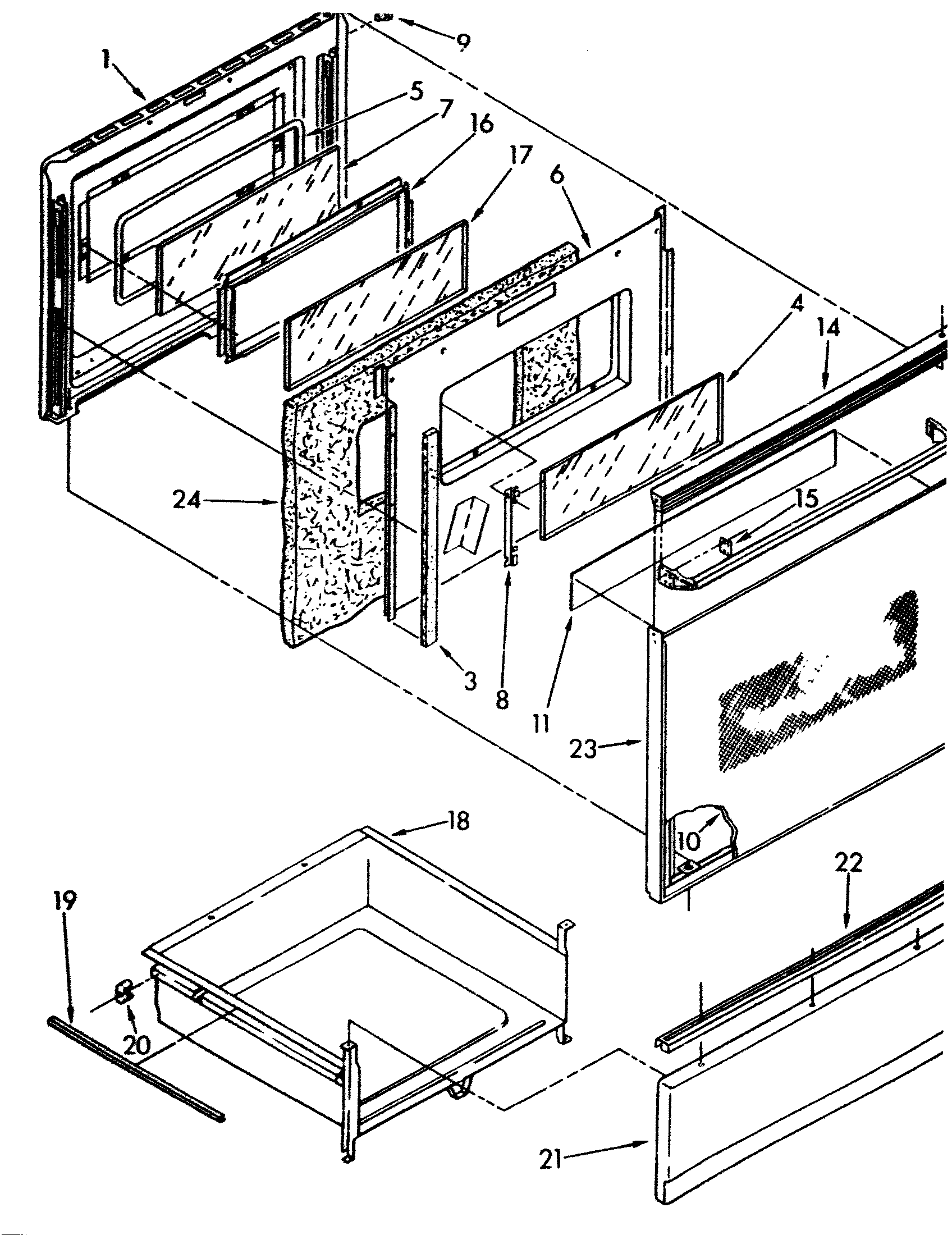 Door and drawer