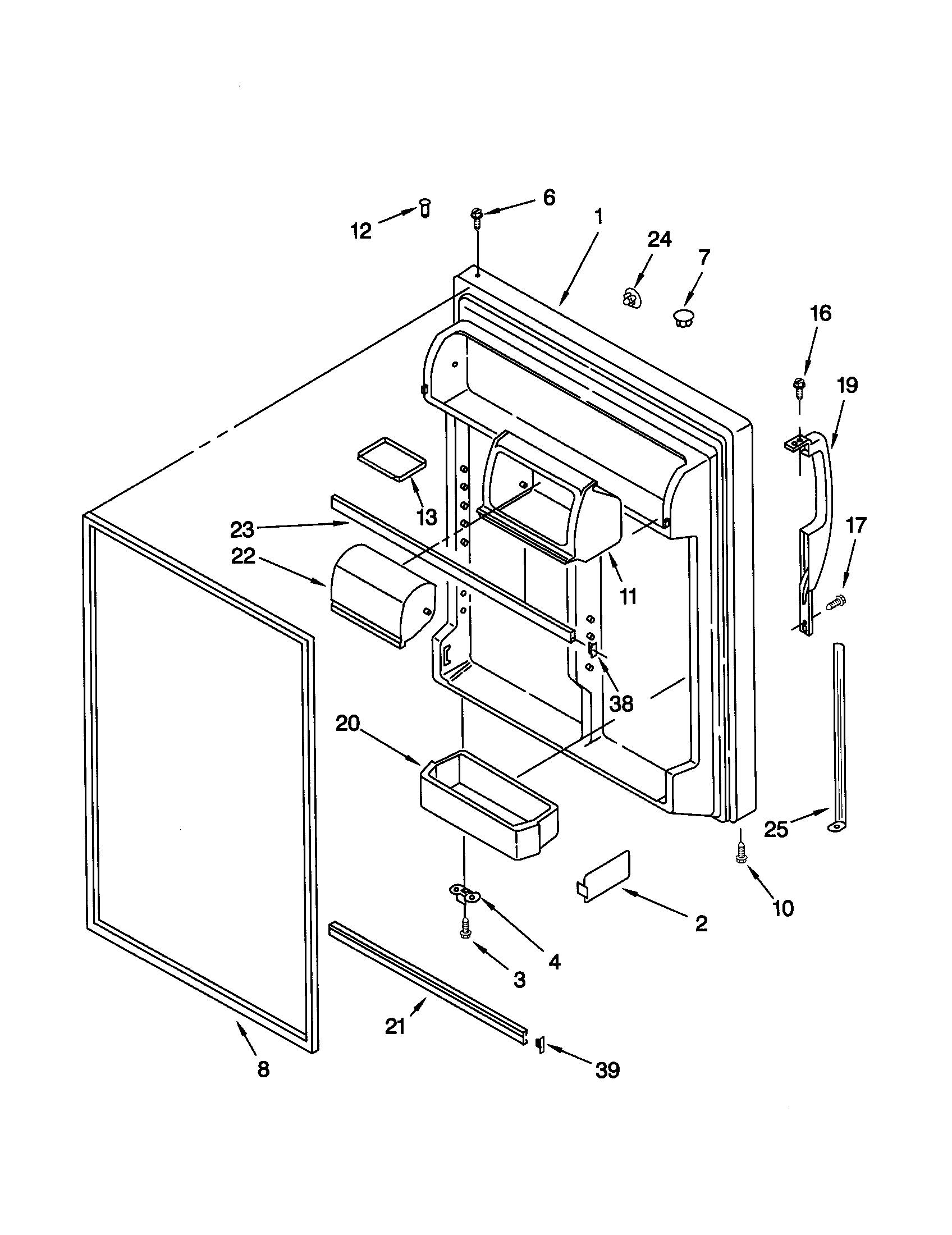 REFRIGERATOR DOOR