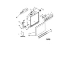 Whirlpool DP920PFGQ4 frame and console diagram