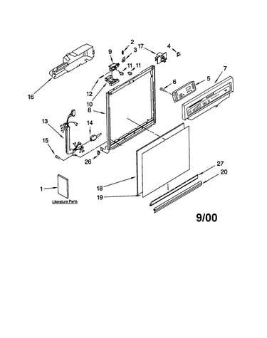 Frame and console