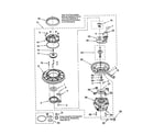 Whirlpool DP920PFGQ4 pump and motor diagram
