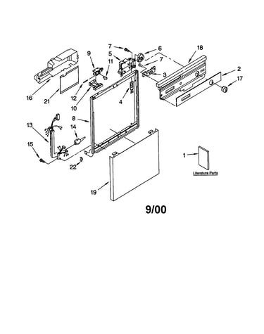 Frame and console
