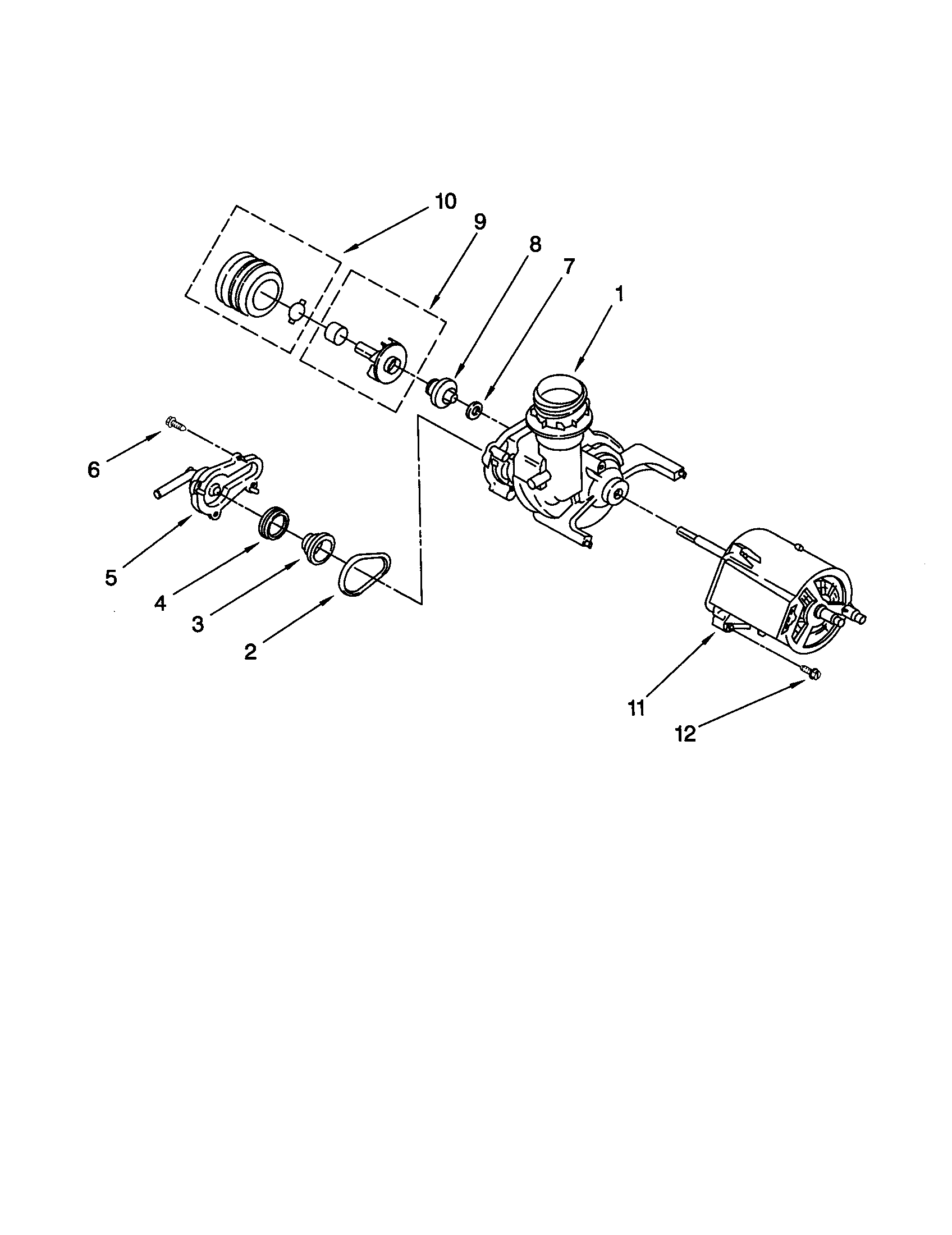Pump and motor