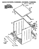 Cabinet and top