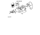 Hotpoint DLB2650BDL blower and drive assembly diagram