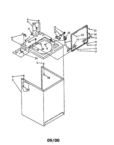 Top and cabinet