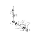 Whirlpool LA6800XTM0 brake/clutch/gearcase/motor/pump diagram