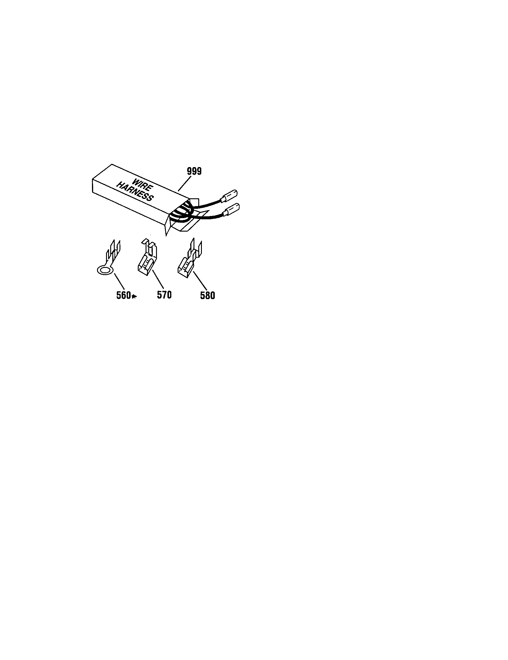 Wire harness/wiring components
