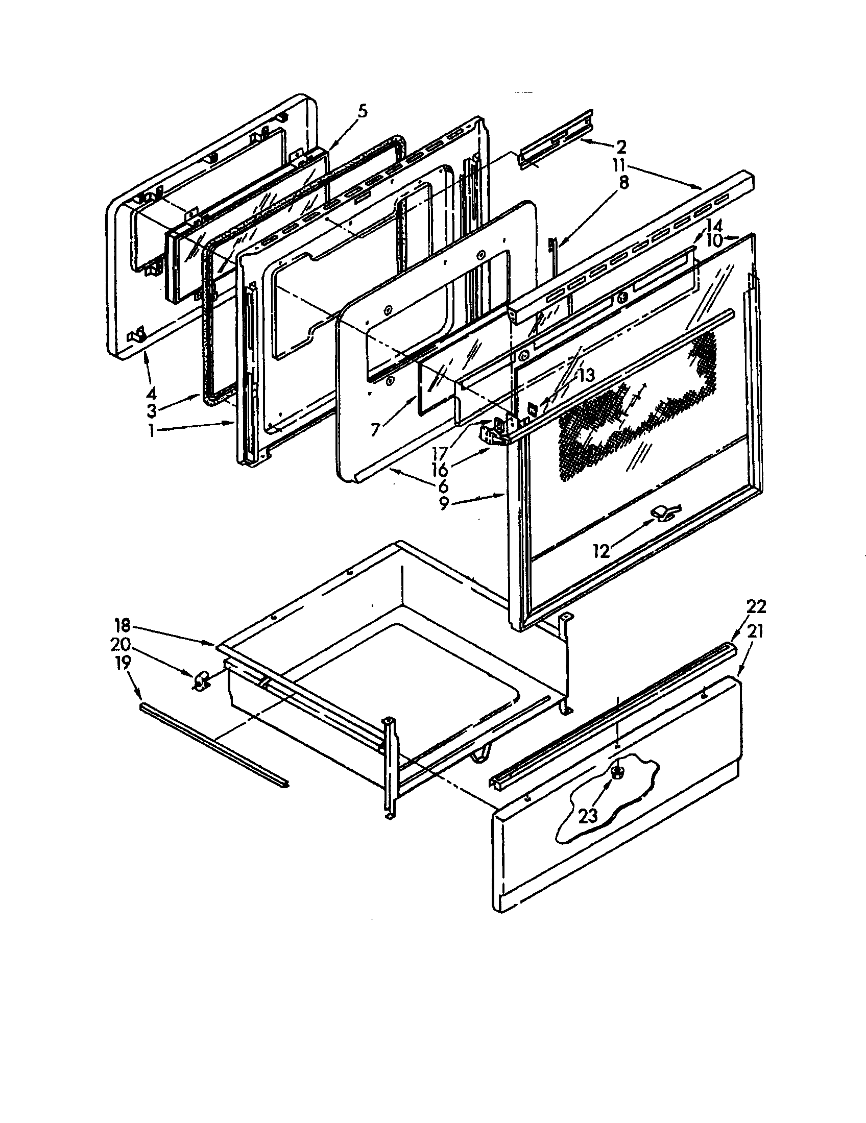 Door and drawer