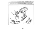 Craftsman 973111340 3/8" cordless drill-driver diagram