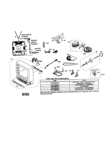 Tv/vcr combo