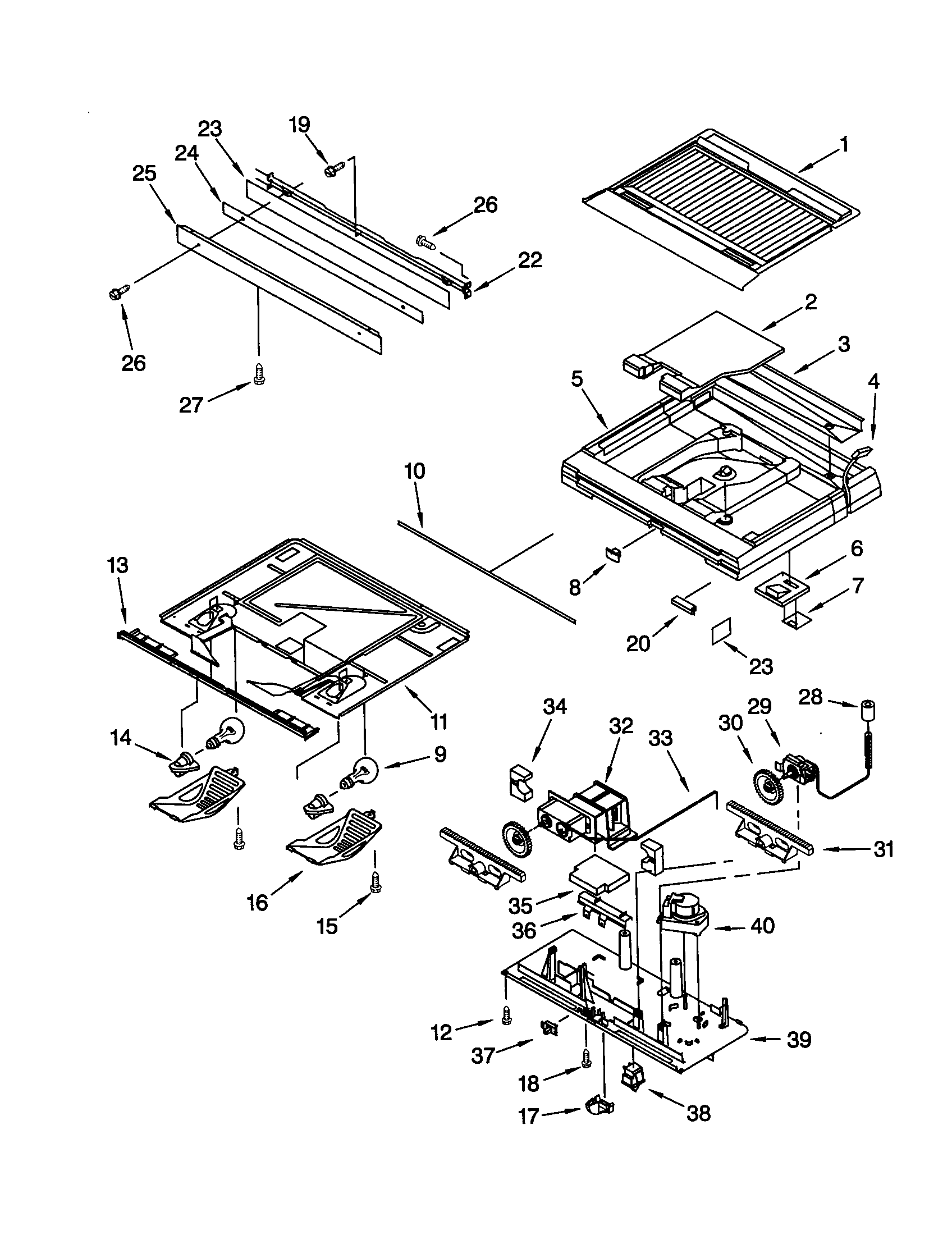 Compartment separator