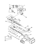 Motor and ice container