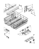 Upper rack and track