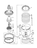 Washplate, basket, and tube