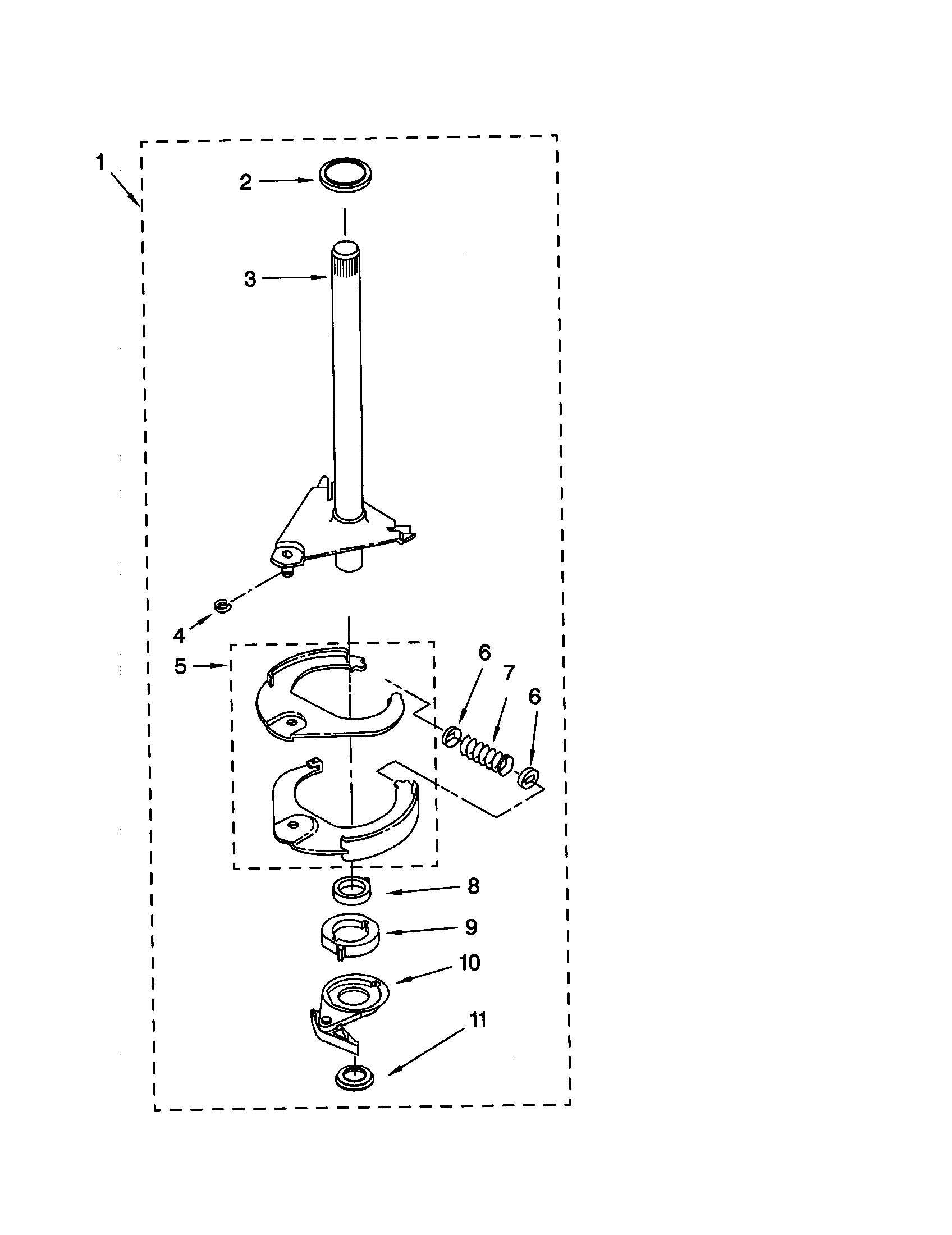 BRAKE AND DRIVE TUBE