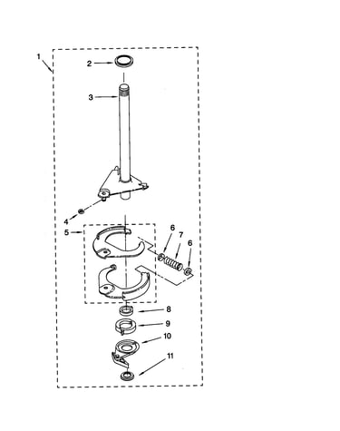 Brake and drive tube