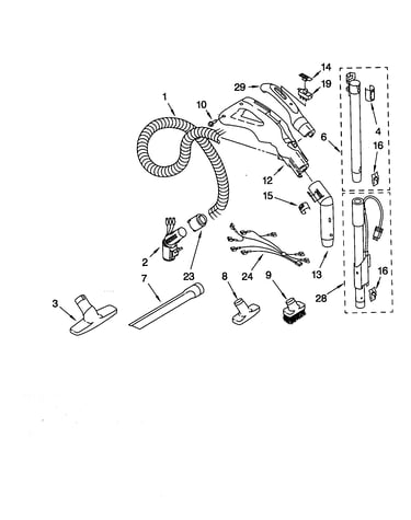 Hose and attachment