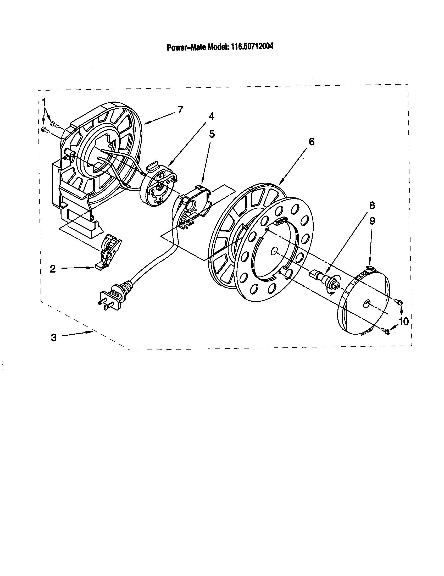 Power cord reel