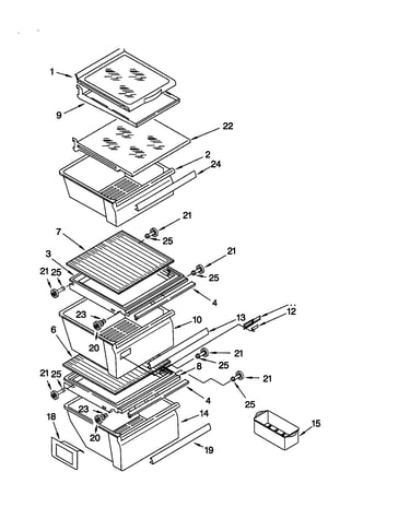 Refrigerator shelf