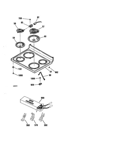 Maintop/wiring components