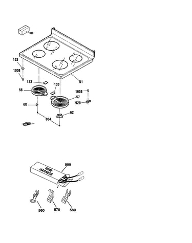 Maintop/wiring components