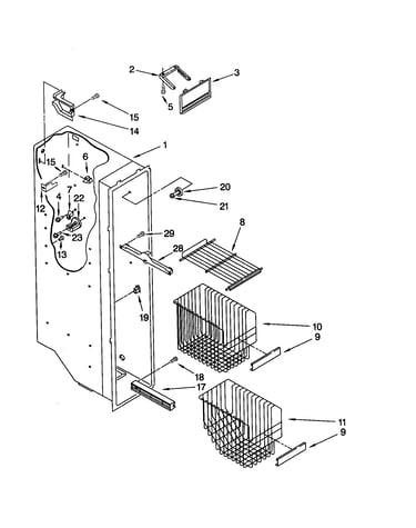 Freezer liner